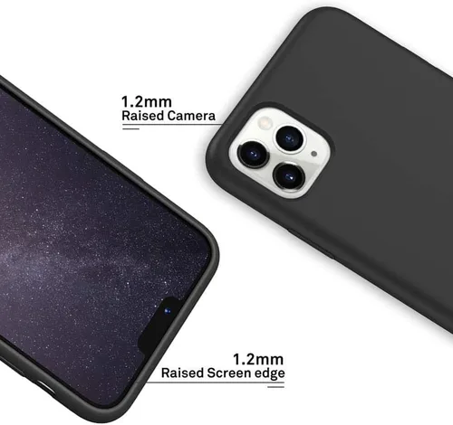 Vista 5 de Funda para Xiaomi Poco X6 Pro (6.67 pulgadas) + Protector de pantalla (paquete de 3), funda de silicona ultrafina a prueba de golpes Funda