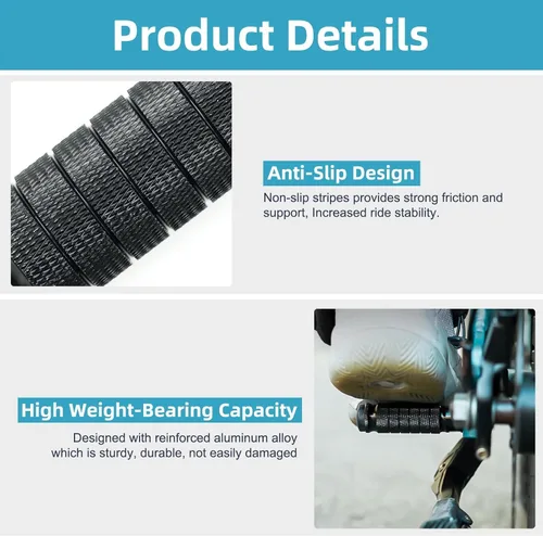 Vista 3 de Super 73 S-2 / RX/ZX - Estriberas traseras atornilladas en Easy MOD