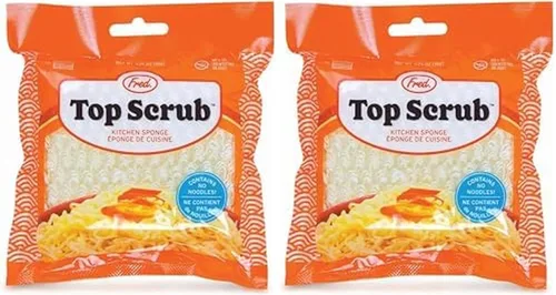 Vista 6 de Genuine Fred Top Scrub - Esponja para Ramen, Multicolor