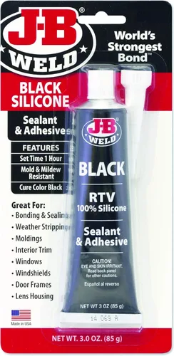 Sellado J-B Weld Negro Rtv, 3 oz, Negro