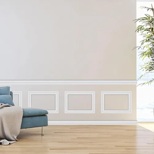 Vista 5 de Moldura de pared para despegar y pegar, tira flexible de moldeo para riel de silla, para marco de espejo, protección de pared y decoración del hogar