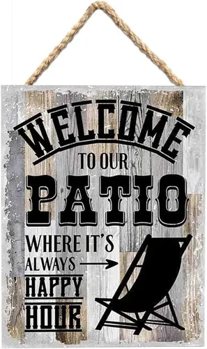 Vista 16 de Placa colgante de madera con diseño de ojos claros y corazones completos con texto en inglés «Cant Lose», decoración de pared para cocina, sala