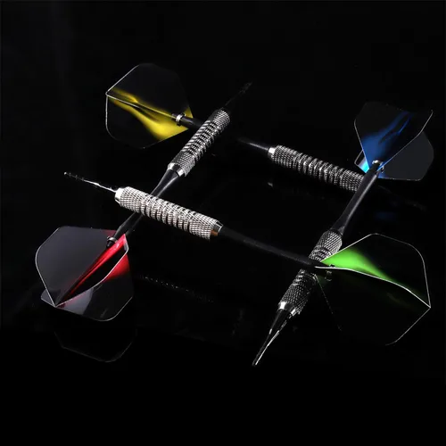 Vista 6 de CyeeLife Dardos de punta suave de 0.56 oz con vuelos adicionales y puntos de plástico para principiantes