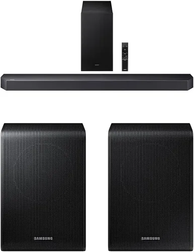 Vista 20 de Samsung HW-Q600C Barra de sonido de 3.1.2 canales con audio Dolby, Q-Symphony, Sonido Adaptativo, HDMI eARC, Modo Juego Pro, Bluetooth, haz