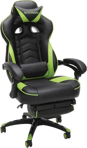 Vista 8 de RESPAWN 110 - Silla ergonómica para videojuegos – Silla de oficina de estilo carrera para computadora de escritorio con respaldo alto – 360º Rojo