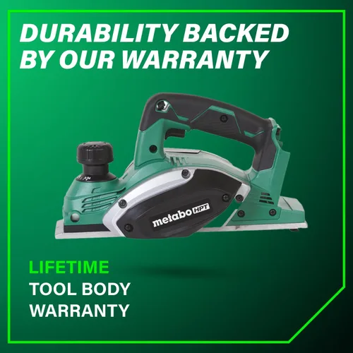 Vista 13 de Metabo HPT Cepilladora manual inalámbrica MultiVolt™ de 18 V Solo herramienta - Sin batería 3-1/4 pulgadas P18DSLQ4