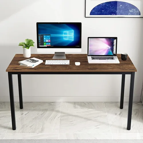 Vista 248 de DlandHome Escritorio pequeño para computadora de 31.5 pulgadas, mesa de escritura para espacios pequeños, mesa de estudio, escritorio para Negro