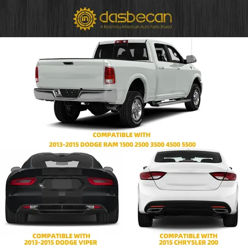 Vista 5 de Dasbecan Cámara de respaldo 56038978AL Cámara de visión trasera compatible con Dodge Ram 1500 2500 3500 4500 5500 Park Assist 2013-2017