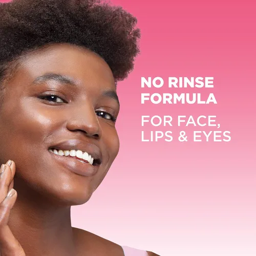 Vista 7 de Agua limpiadora micelar de Garnier, para todos los tipos de piel, 13.5 onzas líquidas + Agua limpiadora micelar para maquillaje resistente al agua