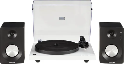 Vista 10 de Crosley C6B-MA tocadiscos Bluetooth con accionamiento por correa con brazo de tono ajustable, caoba