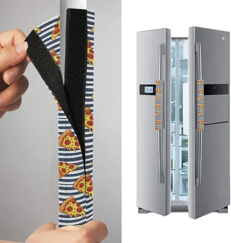 Vista 64 de Juego de 2 fundas para manija de puerta de refrigerador