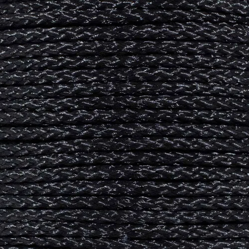 Vista 12 de Cuerda de polipropileno trenza hueca (1/2 pulgada, 50 pies, negro) - Cuerda de barrera - Marcación de senderos, control de multitudes, campos de golf