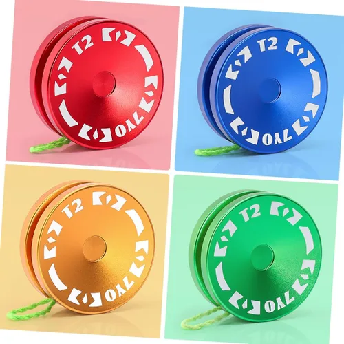 Vista 7 de T2 Looping Yoyo para niños, sensible principiante Yoyo profesional 2A Loop Yo yo para nivel de entrada + 5 cuerdas adicionales (negro)