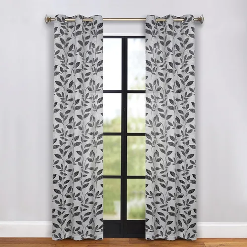 Vista 89 de Superior Cortinas opacas, oscurecimiento de la habitación para dormitorio, bloqueo solar, térmicas, cortinas bohemias modernas, colección de hojas