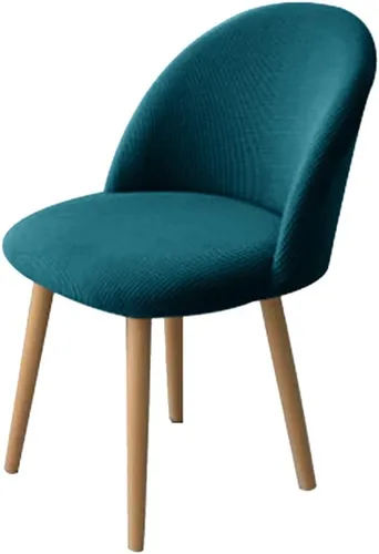 Vista 25 de XMNTG Juego de 4 fundas elásticas de jacquard gris para silla de comedor, con respaldo curvado, fundas para silla de acento modernas de mediados