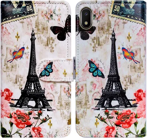 Vista 18 de Bcov Funda para Galaxy A10e, funda de cuero con tapa y ranura para tarjeta de crédito, soporte para tarjeta de identificación con función atril
