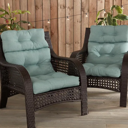 Vista 24 de Greendale Home Fashions Aloha - Cojín para silla de respaldo alto para exteriores de 44 x 22 pulgadas