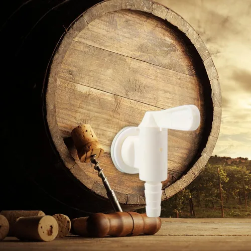 Vista 5 de GwenB - Grifo de repuesto para cubo de embotellado de plástico, grifo de cerveza de 1 pulgada, para cerveza casera, cubo de fermentación