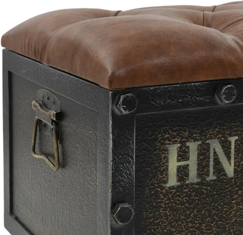 Vista 19 de Banco de almacenamiento de abeto de madera maciza crema para dormitorio, sala de estar, extremo de la cama, 43.3 x 11.8 x 15 pulgadas