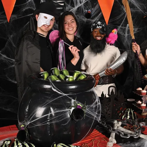 Vista 4 de Beistle - Hielera inflable, contenedores de bebidas para fiestas, con decoración espeluznante de Halloween
