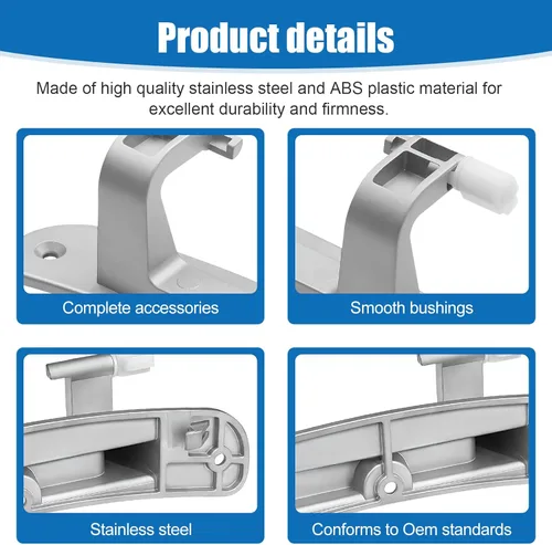 Vista 3 de 134550800 Kit de buje de bisagra de puerta de lavadora para puerta de lavadora compatible con Frigidaire Kenmore Arandela Bisagra Asamblea