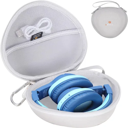 Vista 10 de Aproca Estuche de almacenamiento duro rosa, para auriculares Bluetooth iClever BTH12 / iClever BTH20 para niños