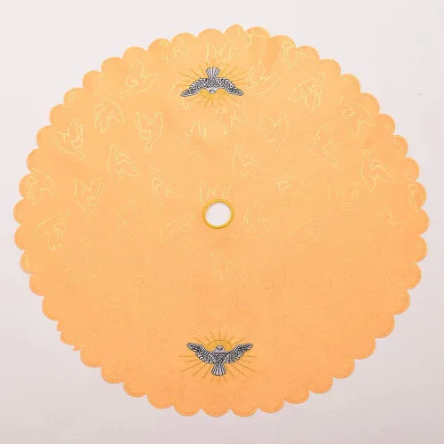 Vista 2 de BLESSUME Tela de altar Cáliz Pall Velo de cáliz