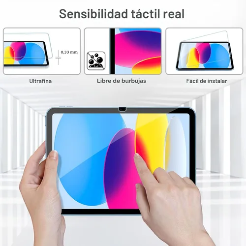 Vista 4 de ProCase Paquete de 2 protectores de pantalla para iPad A16 2025 de 11ª/10ª generación 2022 (11 pulgadas/10.9), protector de película de vidrio