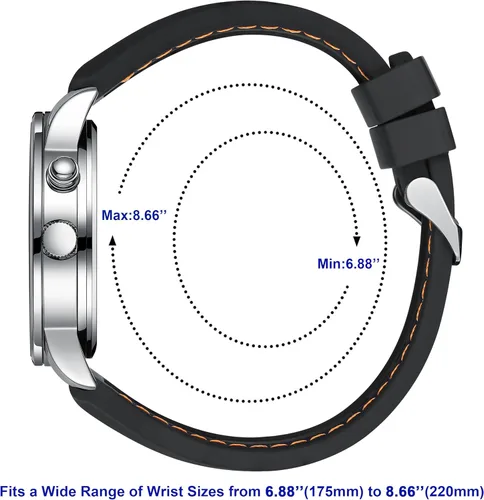 Vista 3 de TICCI Men Unisex Medical Quartz Watch Glow in Dark Arabic Numerals Military Time Lighted Easy Read Face Silicone Band Waterproof for Students Nurses