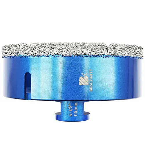 Vista 37 de Broca de núcleo de diamante de 1/4 de pulgada para baldosas de porcelana, cerámica, mármol, granito, perforación, 2 piezas de sierra de diamante