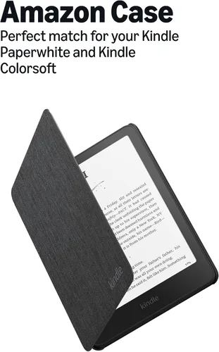 Funda para Amazon Kindle Paperwhite y Kindle Colorsoft. Funda protectora ligera e impermeable - Tela