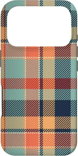 Vista 29 de Scottish Tartan Plaid Case Scotland Orange Navy Blue Pattern Case for iPhone 17