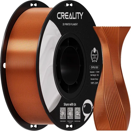 Vista 55 de Creality - Filamento de PLA de 1.75 mm para impresoras 3D, carrete de 1 kg (2.2 libras), alta tenacidad sin deformación, precisión dimensional