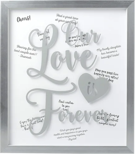 Vista 3 de Kate & Milo Advice & Wishes Wedding Guest Card Frame