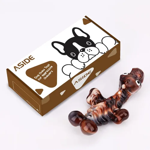 Vista 3 de ASIDE Juguetes para perros para masticadores agresivos, juguetes masticables para perros grandes, juguetes resistentes para perros, juguetes
