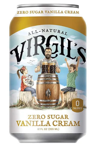 Vista 10 de Virgil’s Zero Sugar - Refresco de gran sabor con cero calorías, apto para la dieta keto