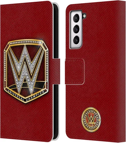Vista 330 de Head Case Designs Officially Licensed WWE Cruiserweight Champion Title Belts Leather Wallet Case Compatible with Samsung Galaxy A07 4G Campeón