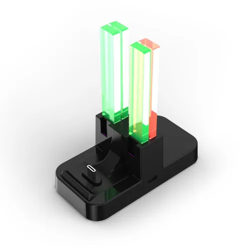 Dobe - 5 in 1 Charging Dock Compatible with Nintendo Switch for Joy Con & OLED Model Controller with Lamppost LED Indication, Charger Stand Station