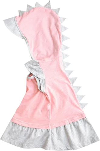 Vista 2 de T-Rex Dino - Sudadera con capucha unisex para niños y niñas de 1 a 8 años