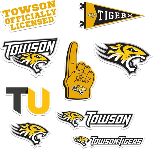 Vista 44 de American University Paquete Variado de 10 Calcomanías Grandes de Vinilo de Lujo - Laptop, Botella de Agua, Scrapbooking, Tableta, Monopatín