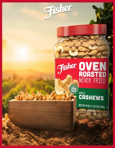 Vista 5 de FISHER Oven Roasted Never Fried - Mezcla de frutos secos asados al horno, nunca fritos