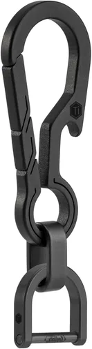 Vista 20 de KeyUnity KM01 Titanio EDC Llavero Clip con abrebotellas, Mosquetón de liberación rápida Llavero Soporte para Hombres