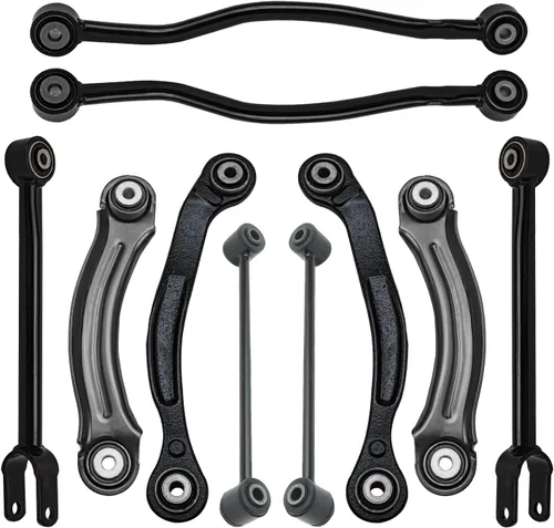 Vista 134 de Detroit Axle - Kit de suspensión de 10 piezas para Nissan Frontier Xterra Pathfinder 2005-2012, 4 brazos de control superiores inferiores