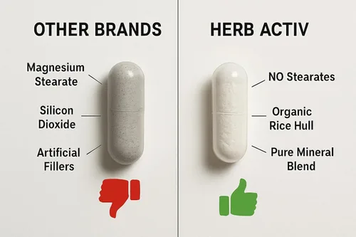 Vista 6 de Magnesium Triple Complex 300 mg - Citrato de malato glicinato - Sin OMG Sin gluten Sin soja - Soporte para nervios musculares - 90 cápsulas