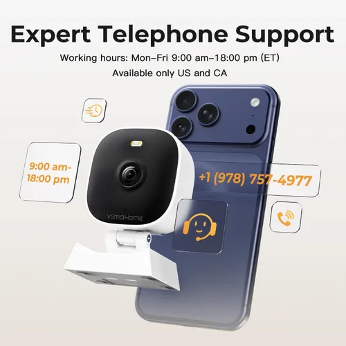 Vista 3 de Cámaras 2K para seguridad del hogar, interior/exterior para monitoreo de bebés/ancianos/mascotas con aplicación de teléfono, Plug & Play con cable