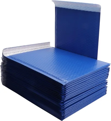 Vista 7 de Sobres acolchados de burbujas para envíos pequeños, sobres acolchados de polietileno de 9 x 7 pulgadas de largo x 7 pulgadas, bolsa de envío