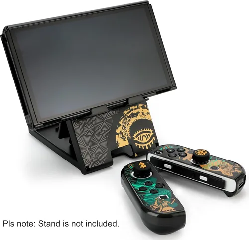 Vista 7 de Tscope Funda protectora para Nintendo Switch OLED, para Zelda Tears of The Kingdom, carcasa rígida acoplable, antiarañazos, a prueba de golpes