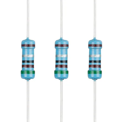 Vista 62 de 100 resistencias 1/2 W (0.5 Watt) ±1% tolerancia de película metálica, múltiples valores de resistencia opcional