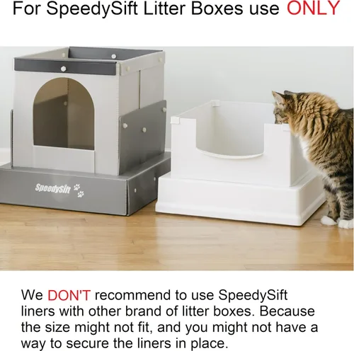 Vista 3 de SpeedySift Recambios de revestimiento de tamizado estándar, 35 x 31 pulgadas, 4 paquetes (56 unidades)