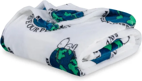 Vista 20 de Berkshire Peanuts® VelvetLoft® - Manta extragrande para niños con el adorable personaje de Snoopy de peluche, clase de arte de Snoopy de Peanuts